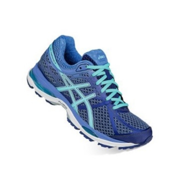 Asics Shoes - Asics GEL-FLUX 3 Wmn 8.5 Navy Aqua Running Sneaker
